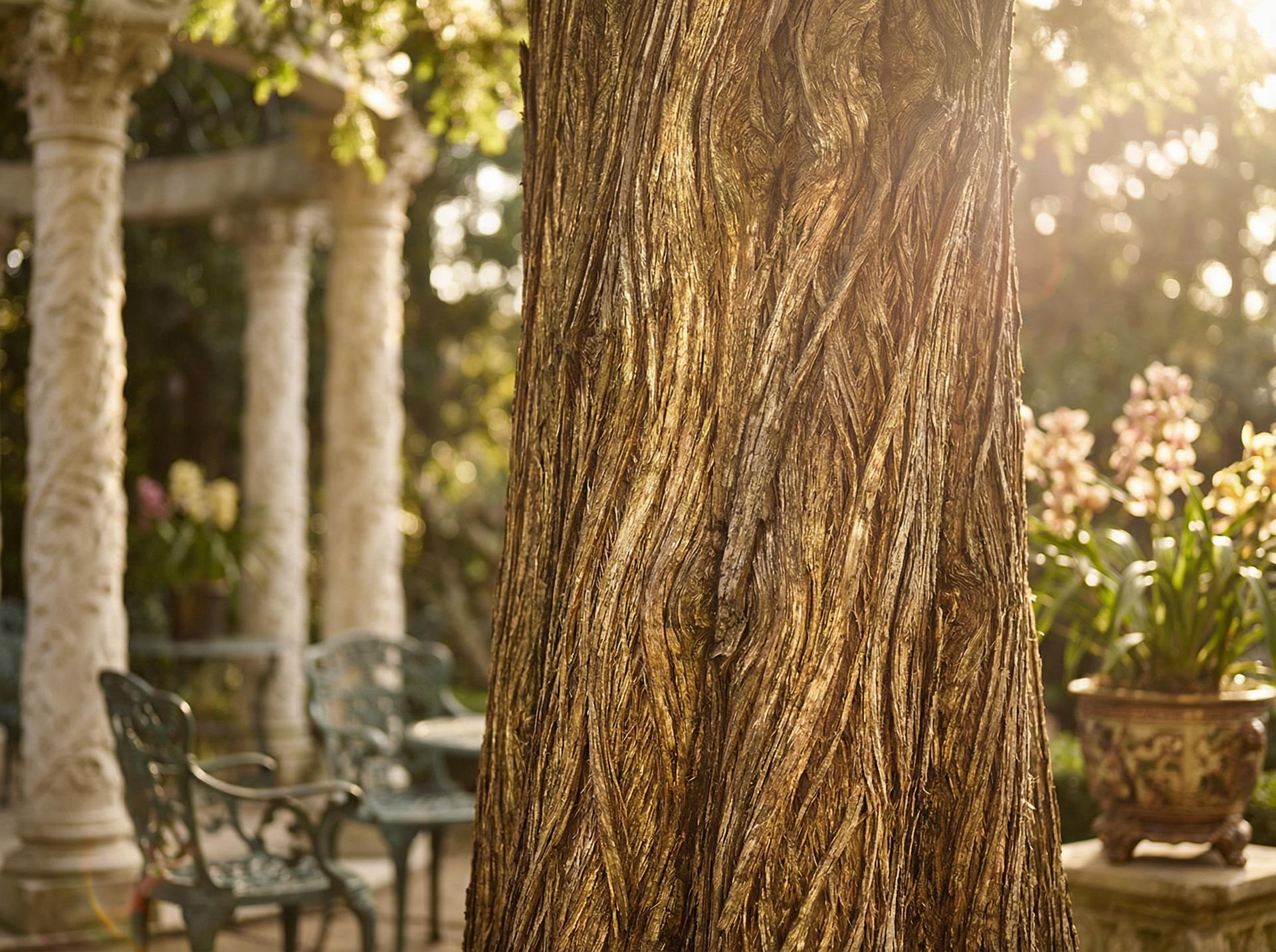 黄色仓库金丝楠木植物视频